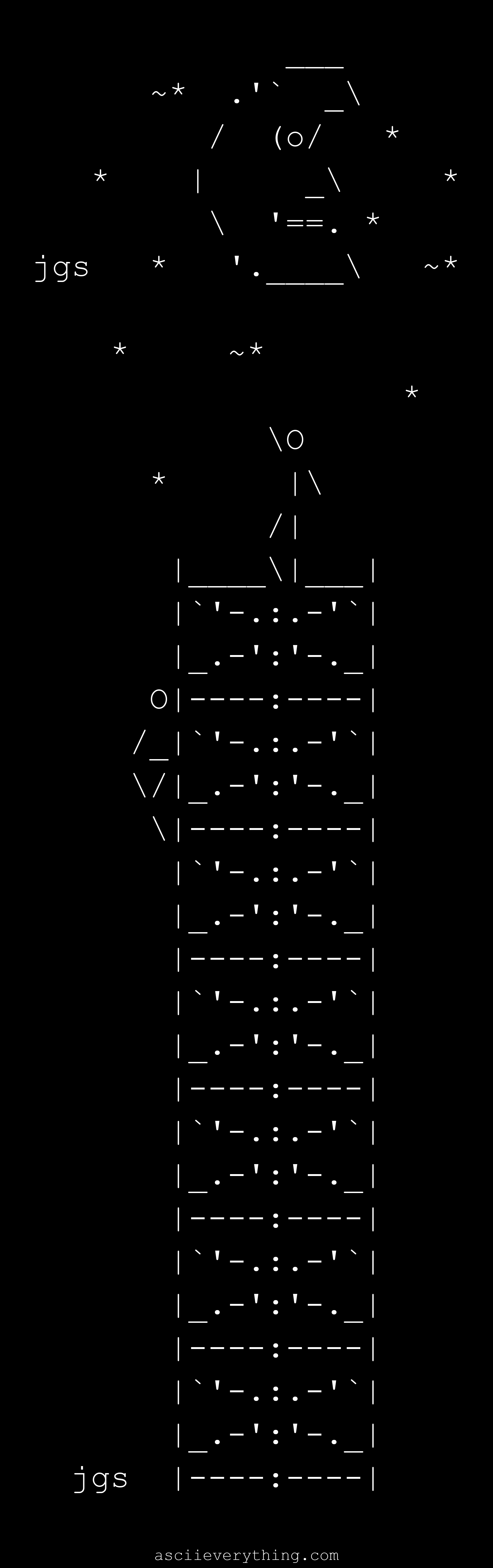 scaffolding to the moon