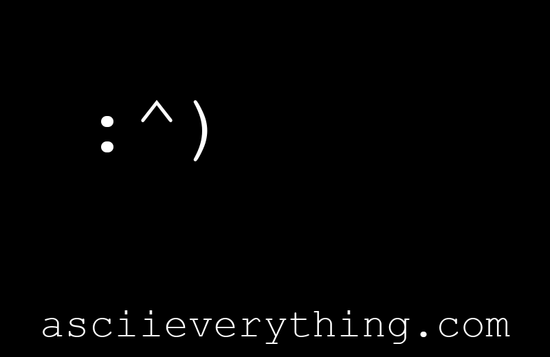 Somebody with a strange Nose!