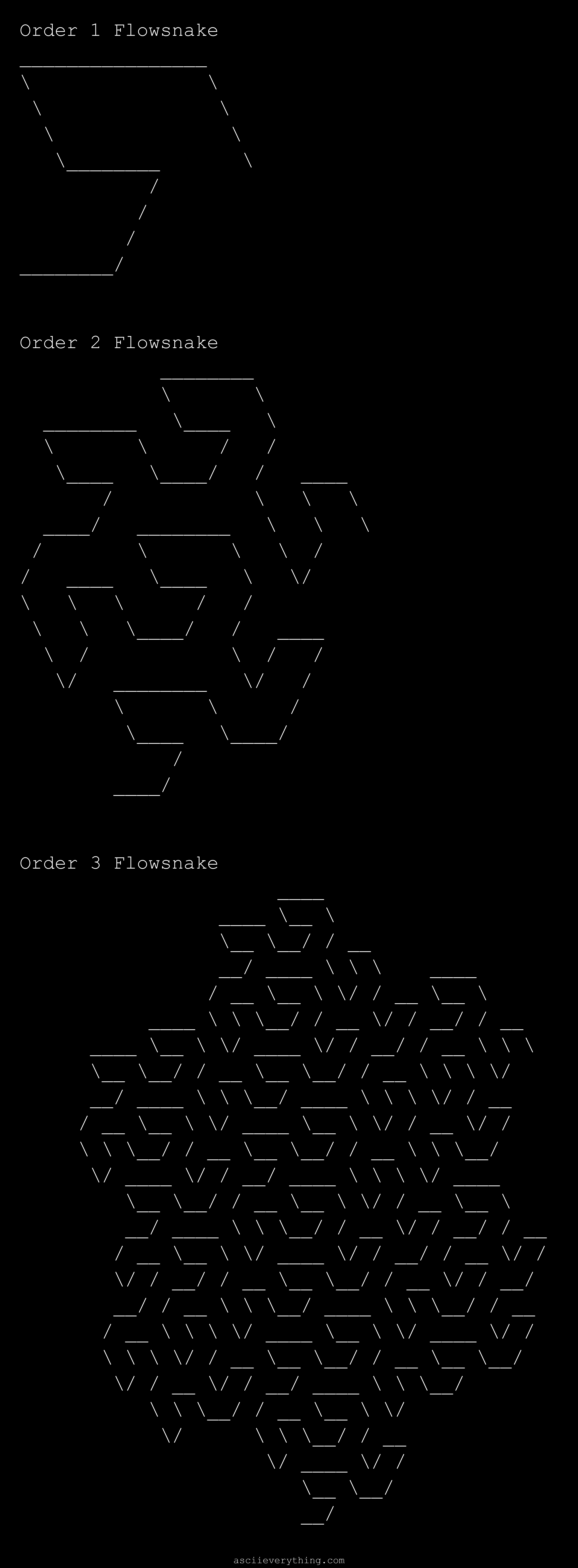 Flowsnake