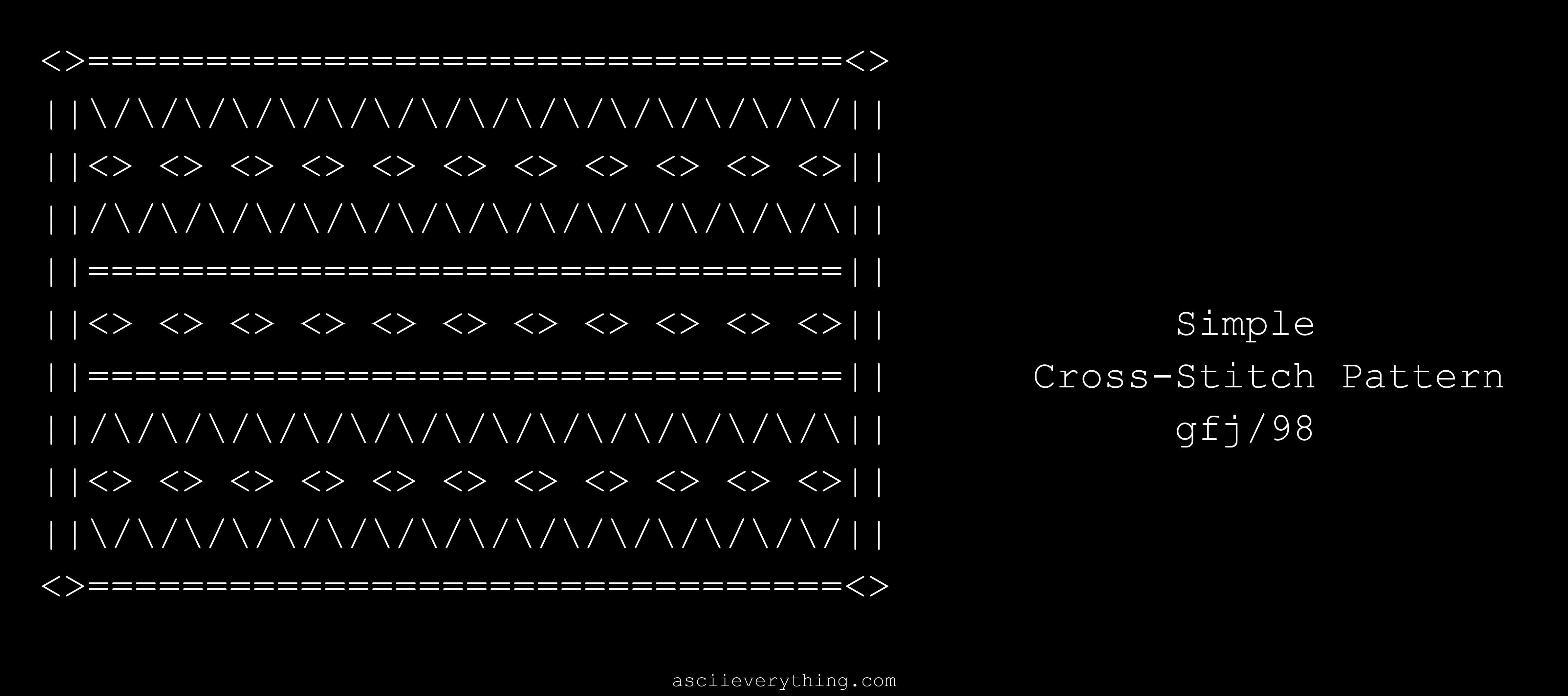 Cross-stitch Pattern