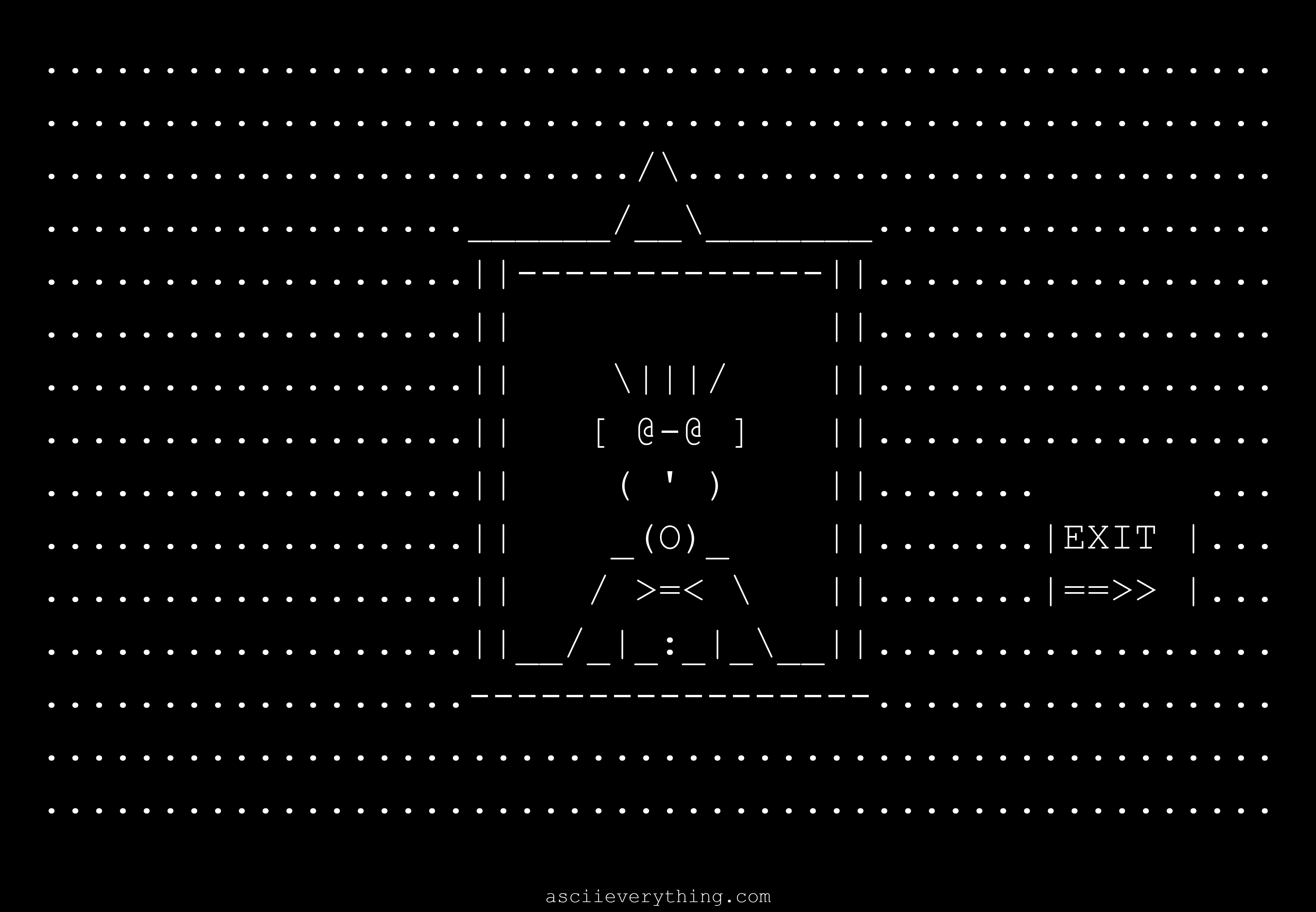 Monkey with bowtie in a museum